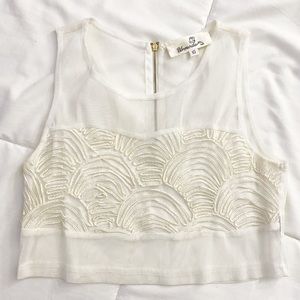 LF Shear Mesh Crop Top